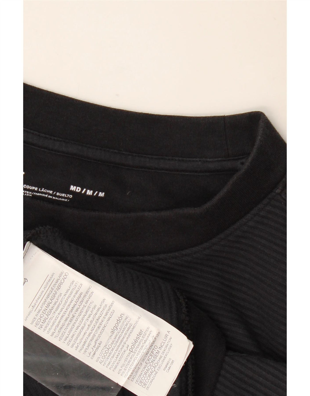 Under Armour Camiseta Feminina Oversized Graphic Top UK 14 Médio Preto