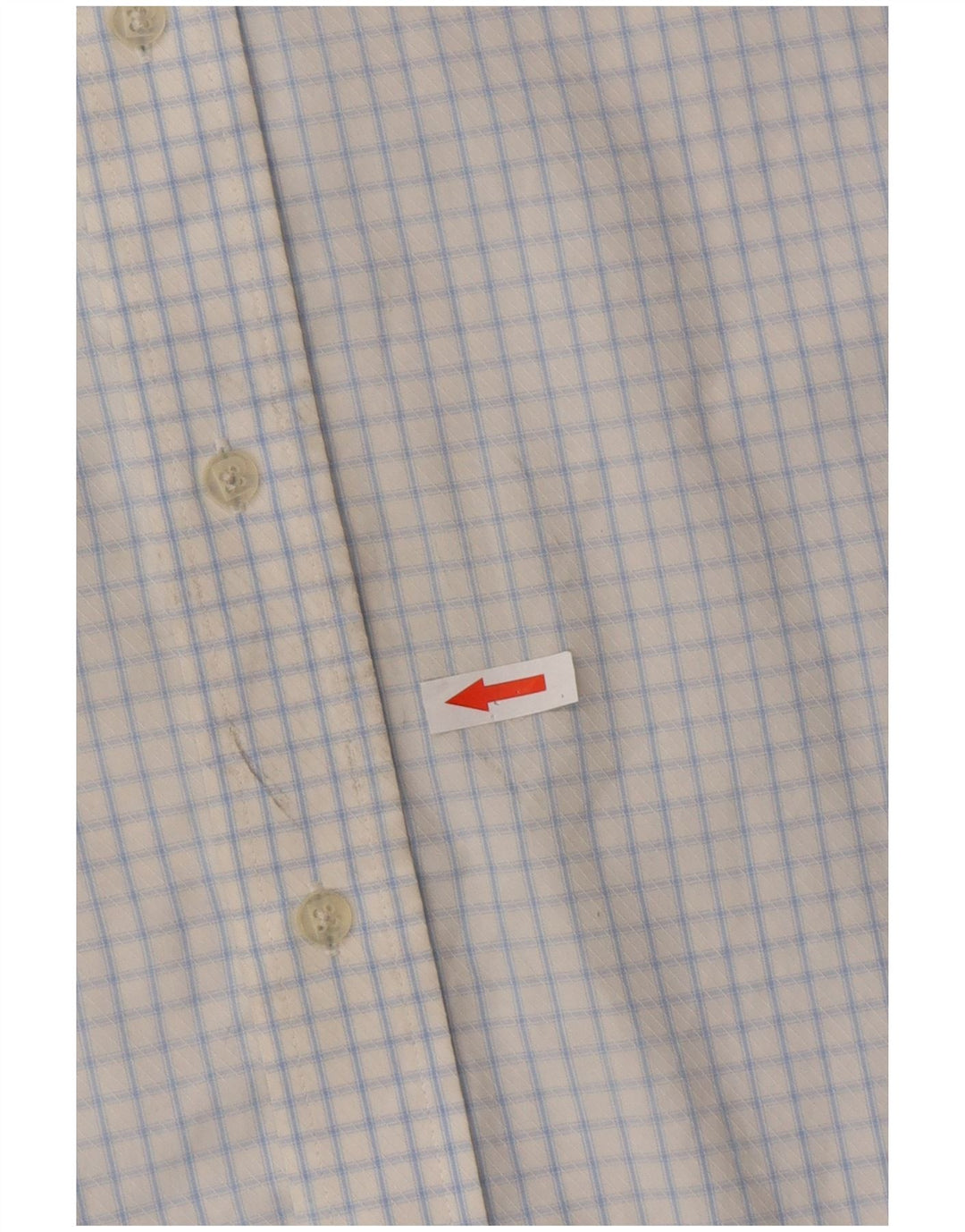 Camisa masculina Pierre Cardin tamanho 41 16 grande algodão xadrez azul
