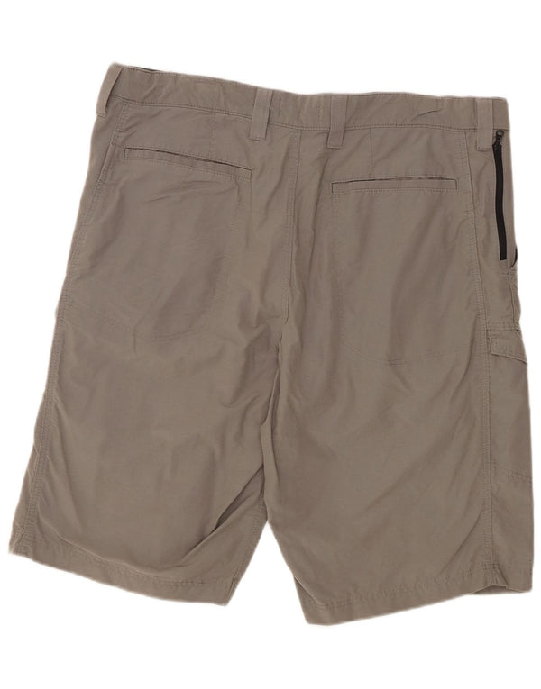 Shorts cargo masculino Marks & Spencer grande W36 algodão cinza