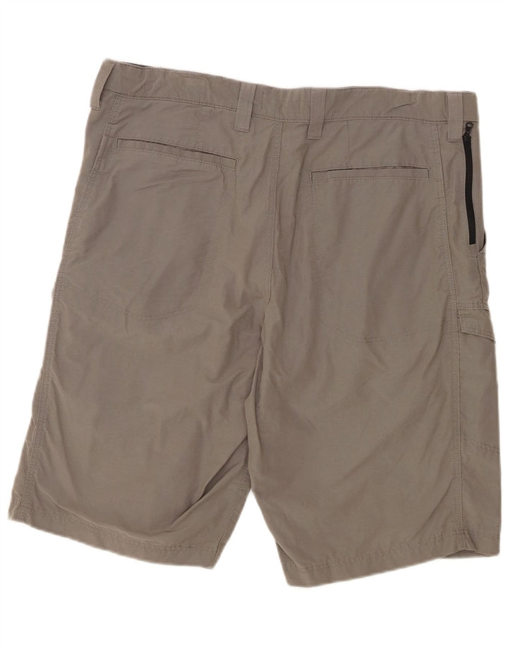 Shorts cargo masculino Marks & Spencer grande W36 algodão cinza