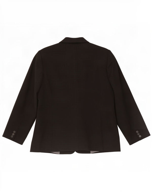 Jaqueta blazer feminina Zara com 4 botões EU 46 2XL poliéster preto