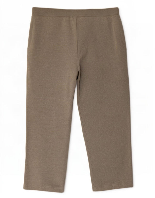Calça de treino masculina Capri Gap grande algodão cinza