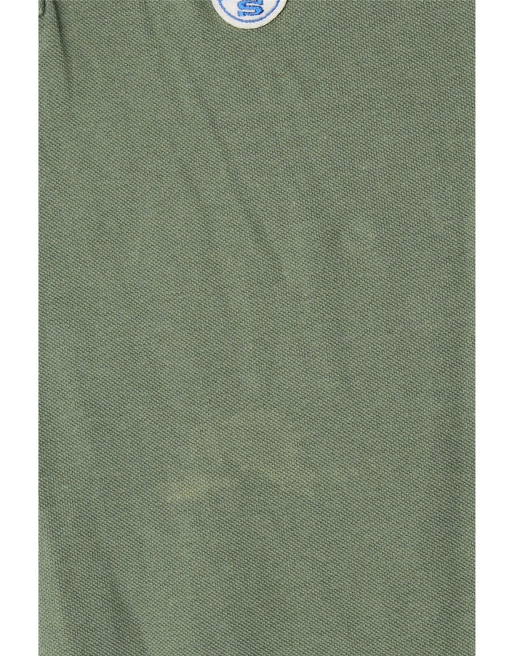 Camisa polo masculina North Sails algodão verde médio