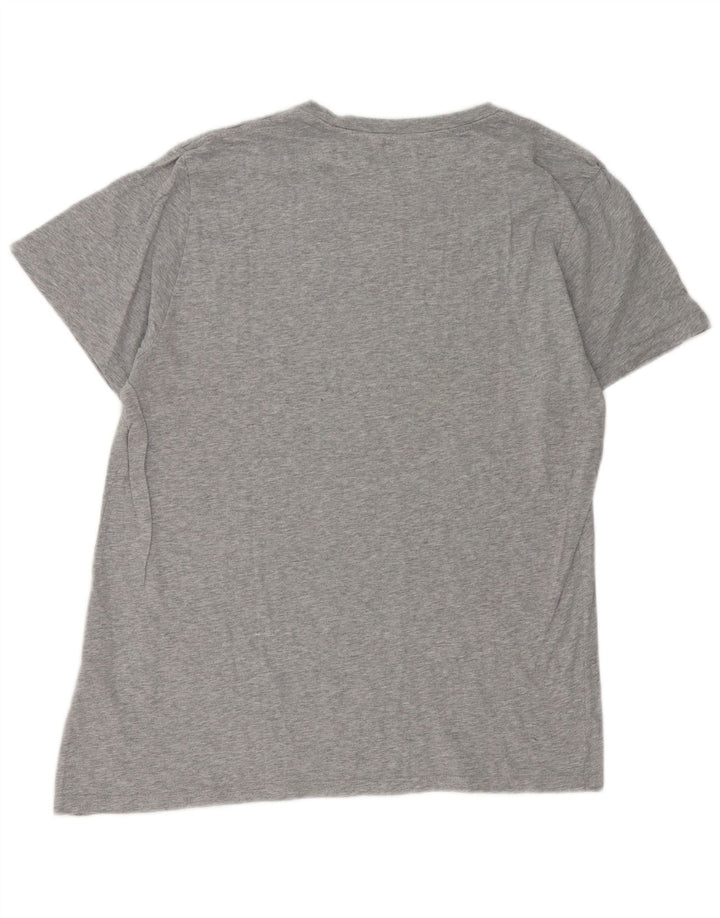 Camiseta gráfica masculina Levi's Top XL algodão cinza