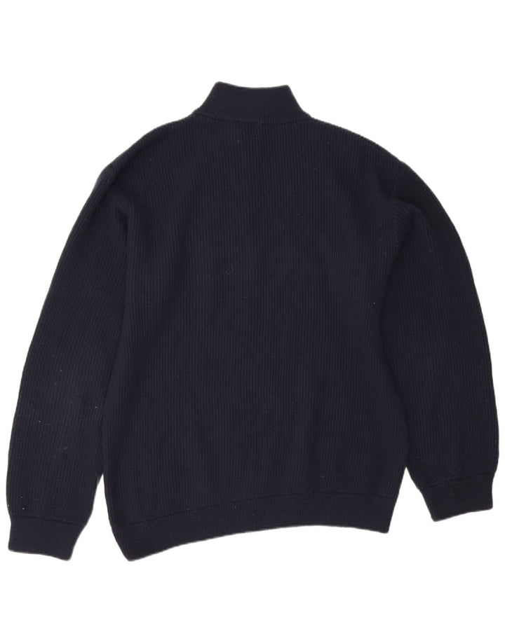 Suéter masculino Fila com zíper e gola XL azul marinho
