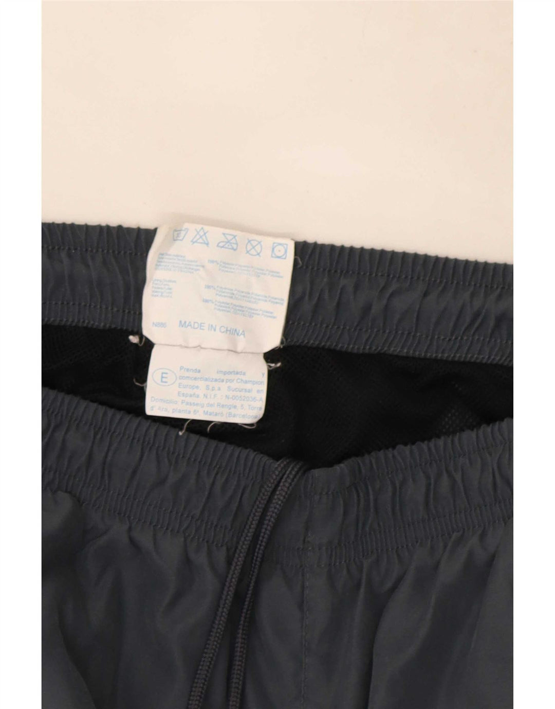 Calça de treino masculina Champion XL cinza poliéster