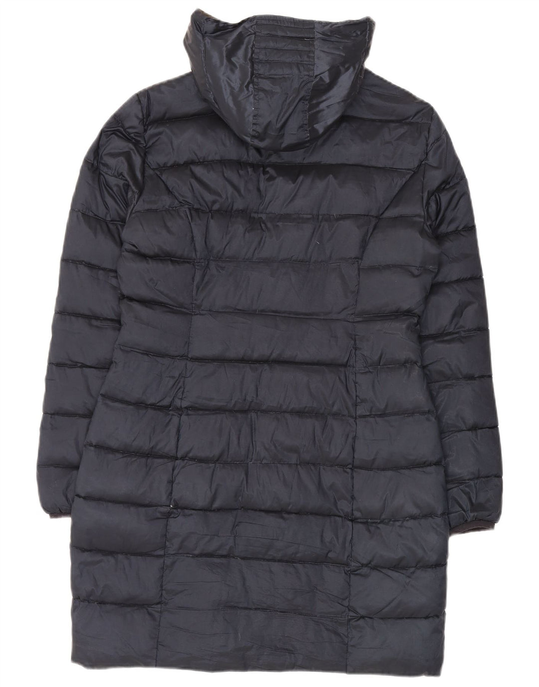 Casaco acolchoado com capuz feminino Ellesse UK 18 XL poliéster preto