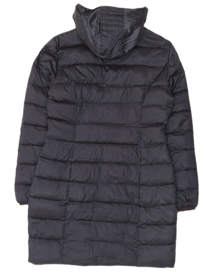 Casaco acolchoado com capuz feminino Ellesse UK 18 XL poliéster preto
