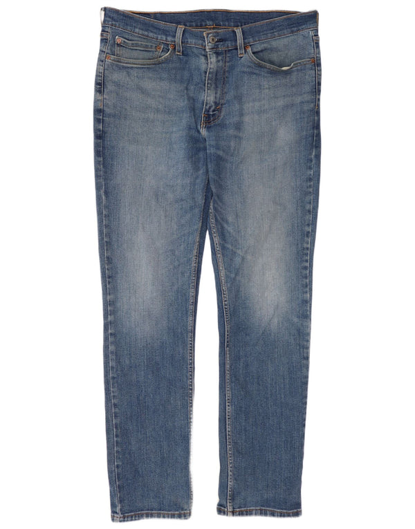 Levi's Mens 511 Slim Jeans W34 L32 Azul Algodão