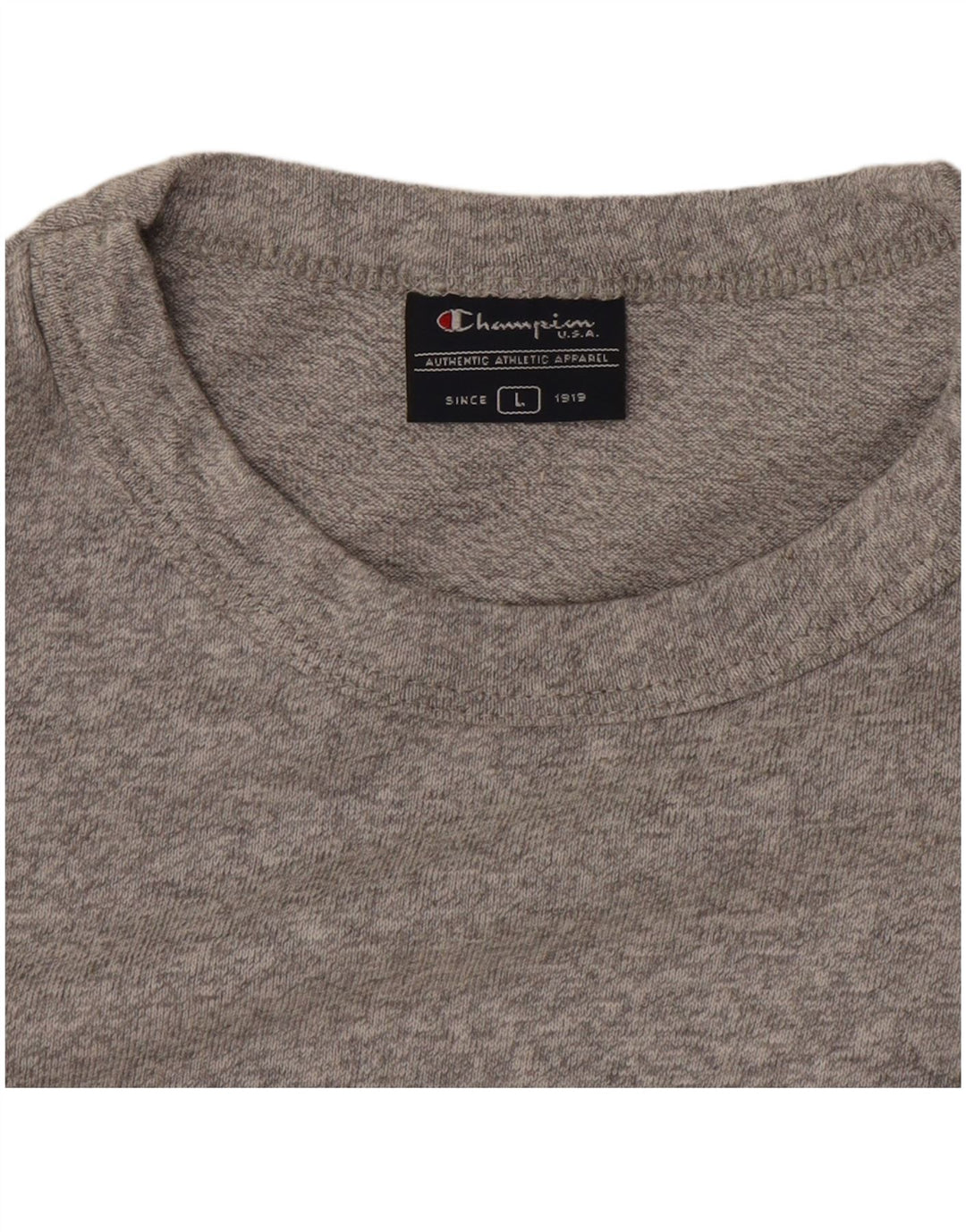Camiseta masculina Champion grande cinza