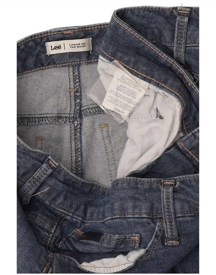 Lee Womens Capri Jeans W34 L18 Azul Algodão