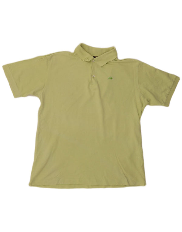 Camisa polo masculina Kappa grande algodão verde