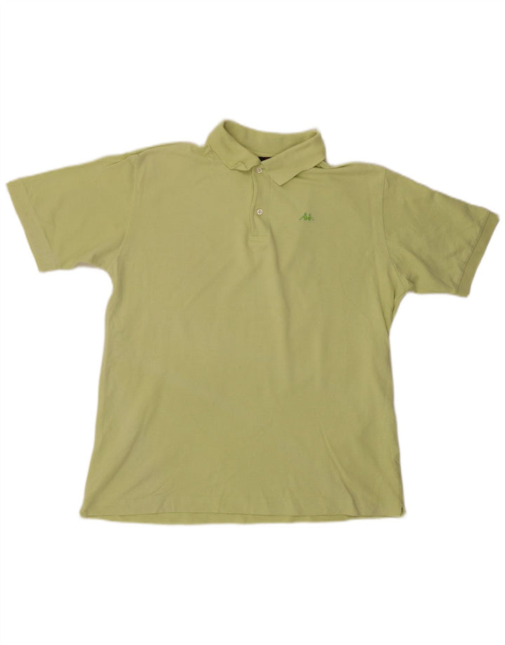 Camisa polo masculina Kappa grande algodão verde