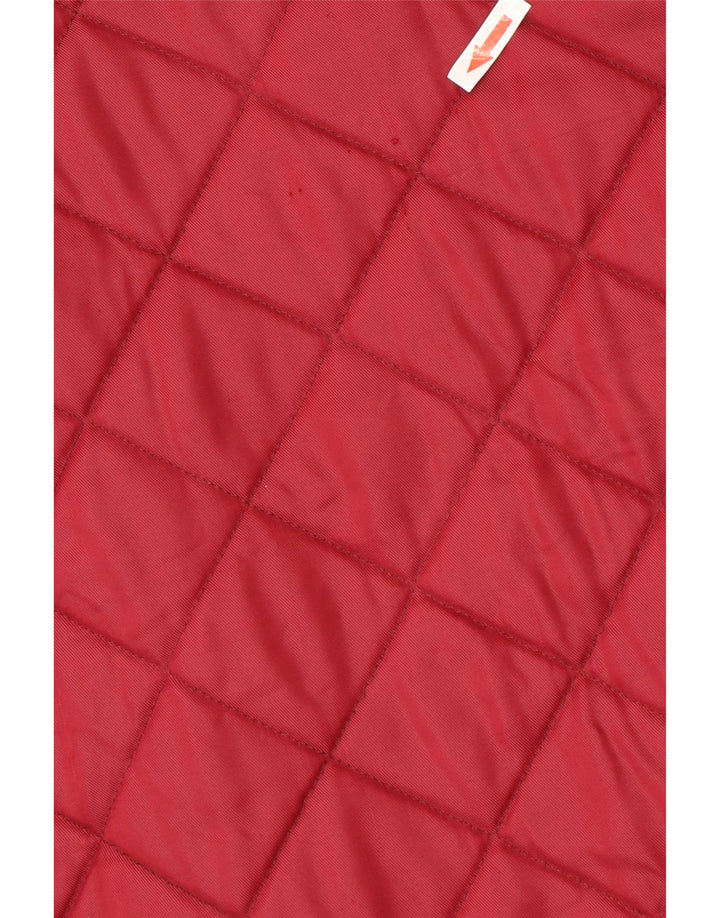 Jaqueta acolchoada masculina Rifle UK 40 grande vermelha