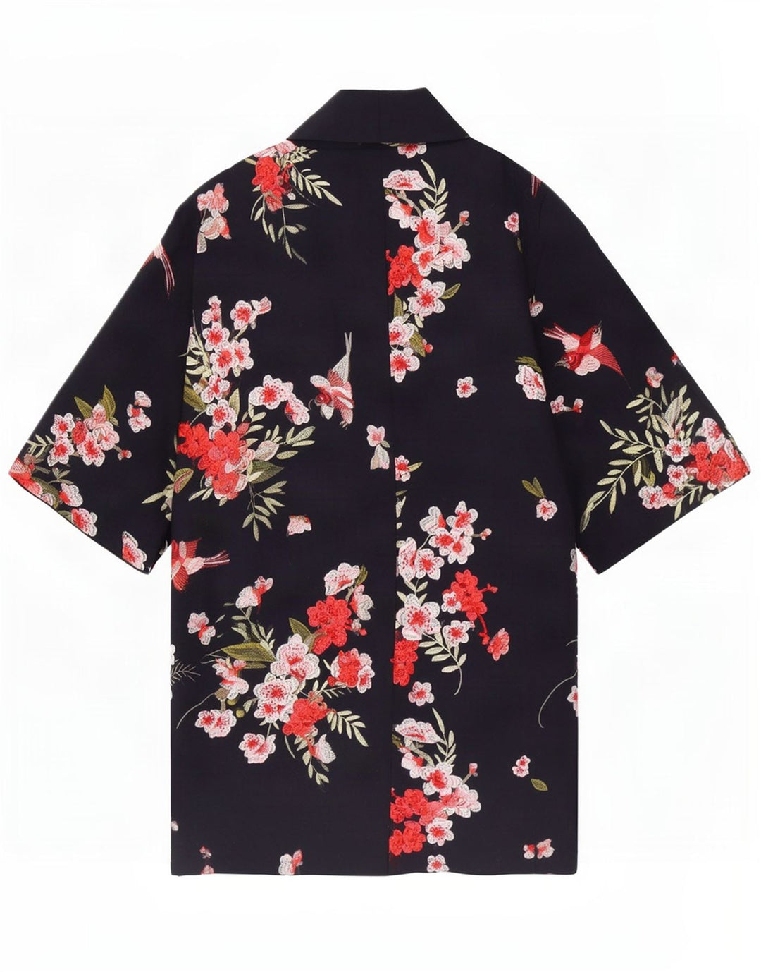 Sobretudo feminino Ted Baker manga 3/4 grande Reino Unido 10 pequeno azul marinho floral