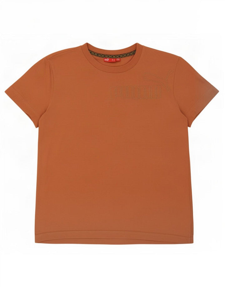 Puma Camiseta Masculina Graphic Top Grande Laranja