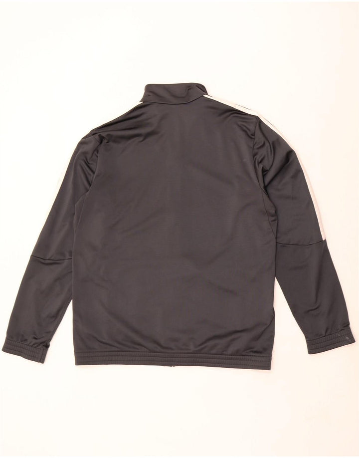 Adidas Mens Tracksuit Top Jacket UK 44/46 Grande Cinza Poliéster