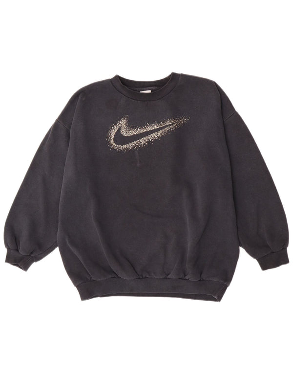 Moletom Nike Girls Graphic Oversized Jumper 13-14 Anos XL Preto Algodão