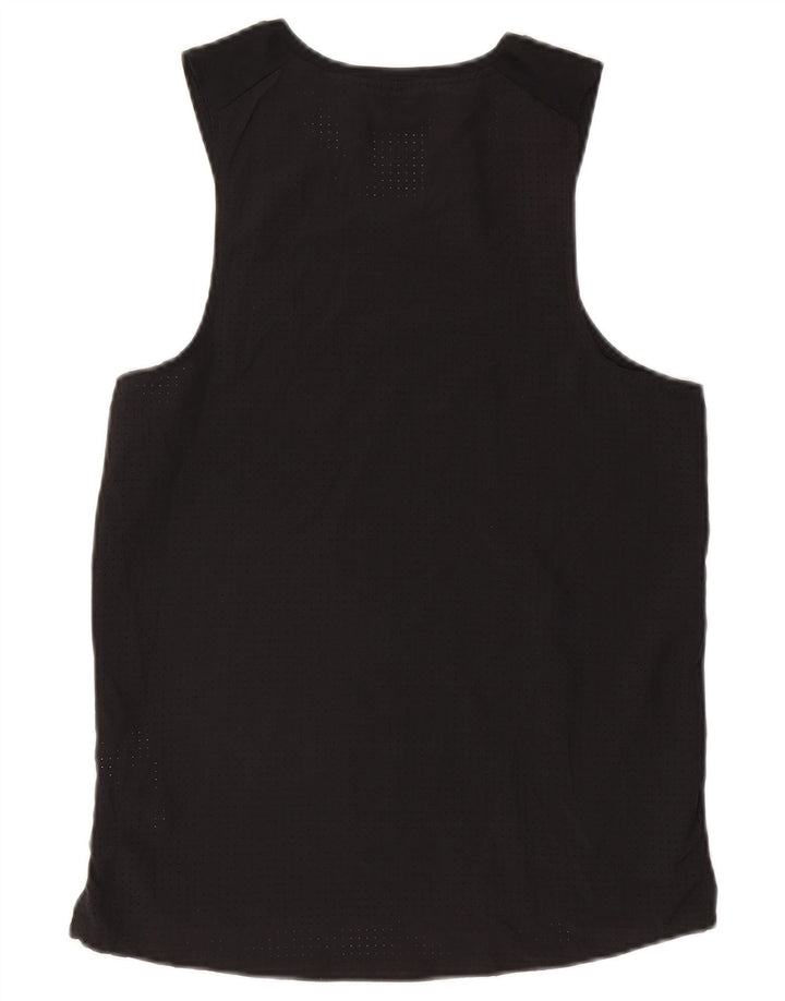 Colete gráfico Nike masculino Dri Fit Top pequeno poliéster preto