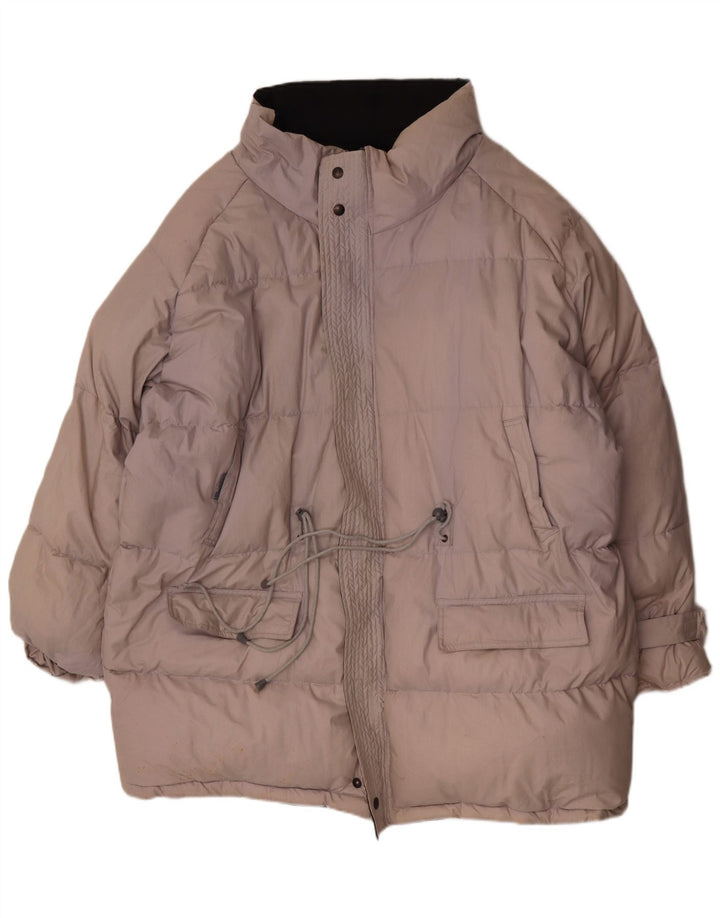 Jaqueta acolchoada reversível masculina da Cable Car Clothiers UK 40 grande cinza