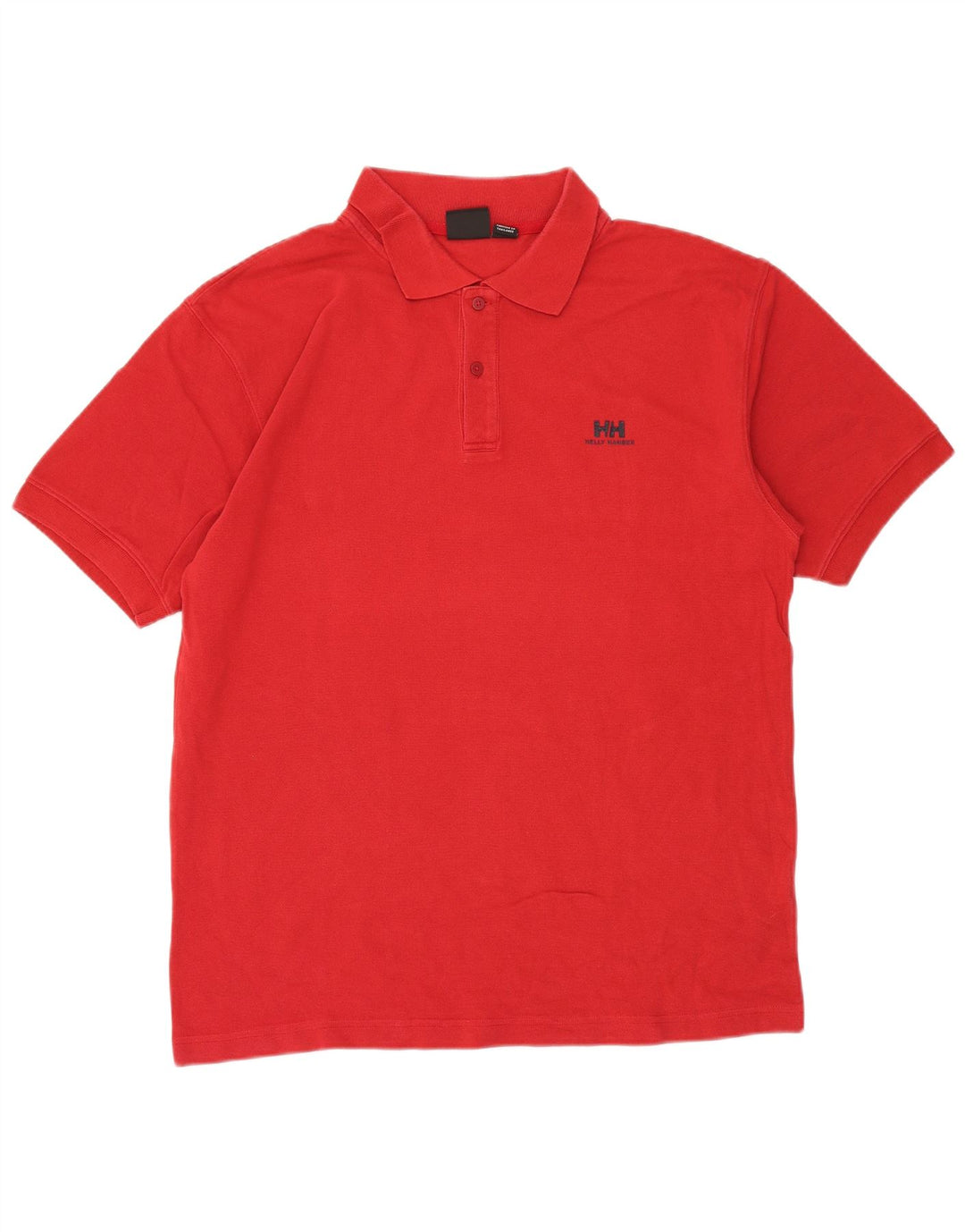 Camisa polo masculina Helly Hansen grande algodão vermelho