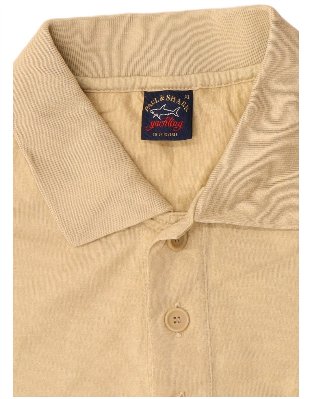 Camisa polo masculina Paul & Shark XL bege