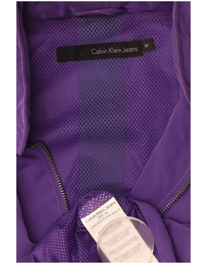 Jaqueta Calvin Klein Jeans Feminina Graphic Bomber UK 14 Médio Roxo