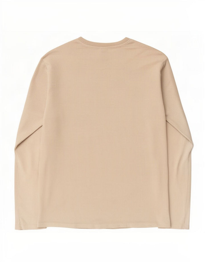 Zara Mens Top Manga Longa XL Off White