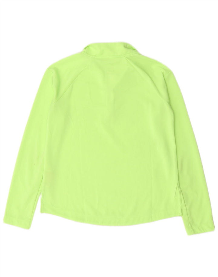 Nike Meninos Dri Fit Zip Neck Pullover Treino Top 13-14 Anos Verde