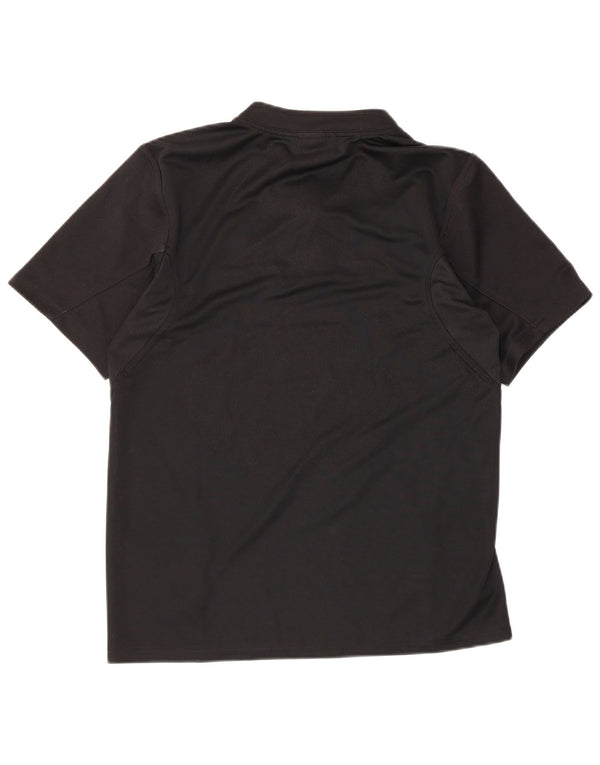 Adidas Mens All Blacks Graphic Camiseta Top Pequeno Poliéster Preto