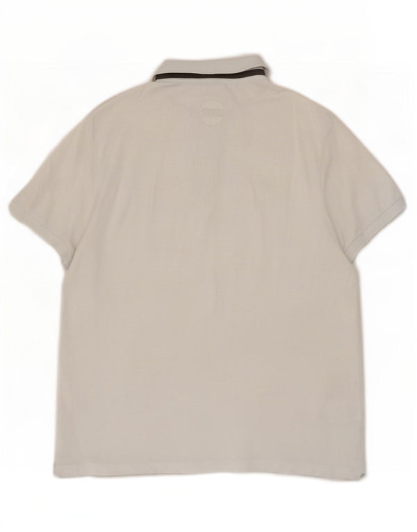 Camisa polo masculina Colmar grande branco elastano