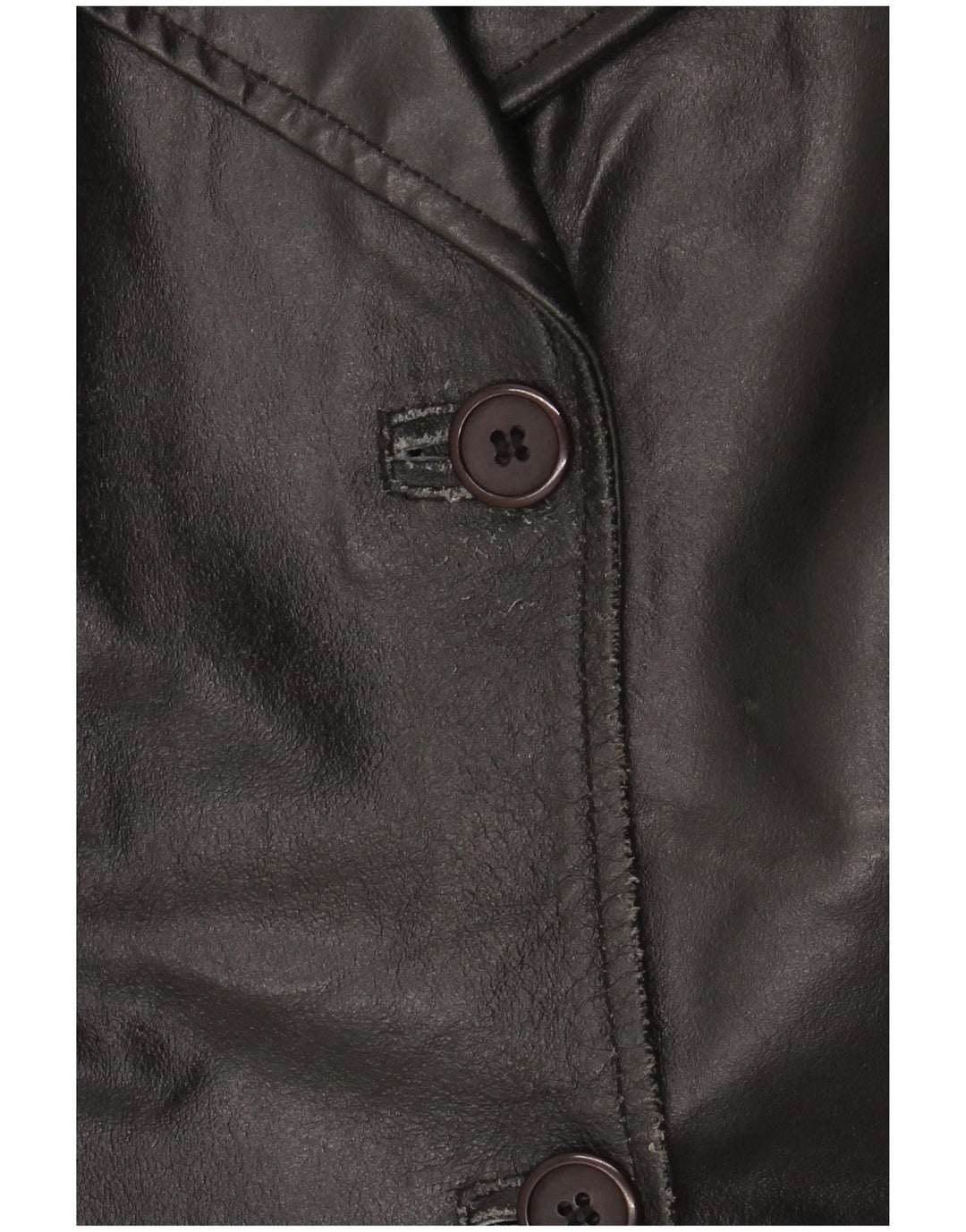 Jaqueta de couro feminina K'S IT 48 XL preta