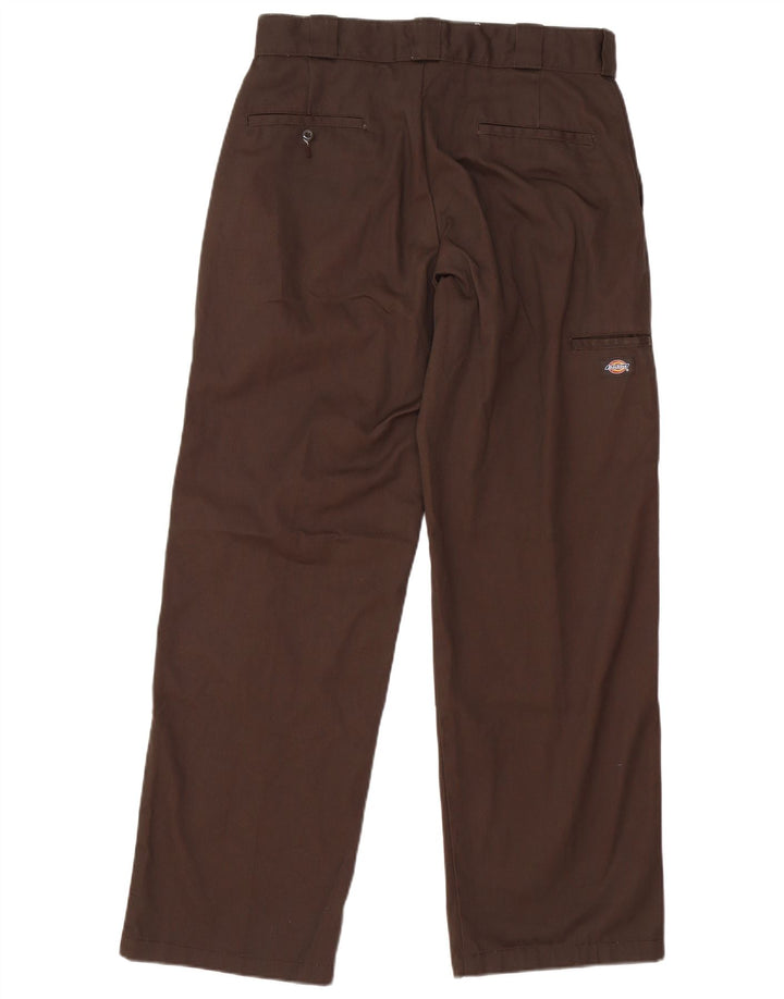 Calças cargo masculinas Dickies Loose Fit W33 L32 poliéster marrom