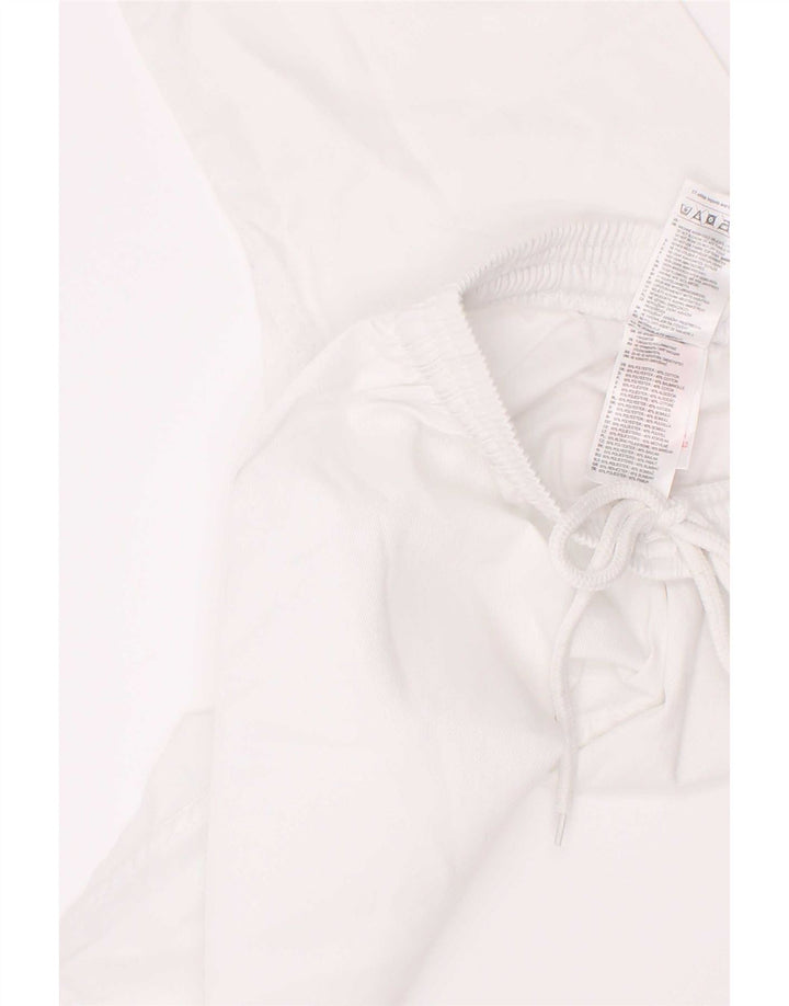 Calças de treino Adidas Boys Crop 7-8 anos branco poliéster