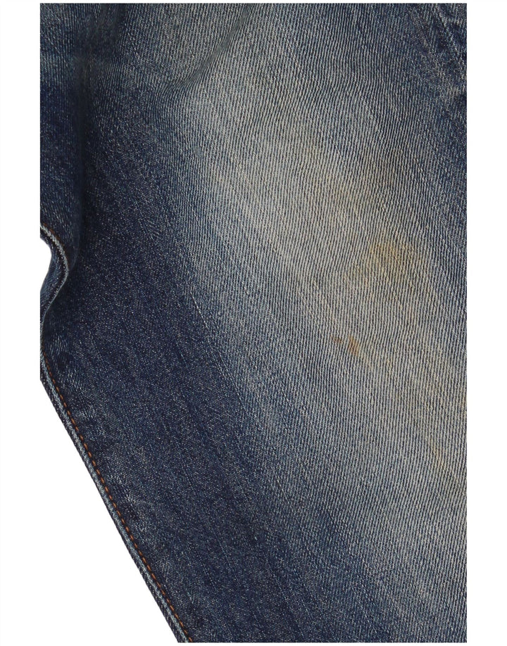 Replay Mens Straight Jeans W31 L32 Azul Algodão