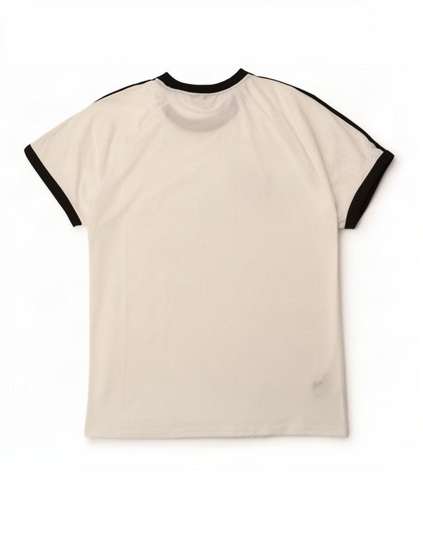 Adidas Mens Regular T-Shirt Top XL Branco Algodão Esportivo