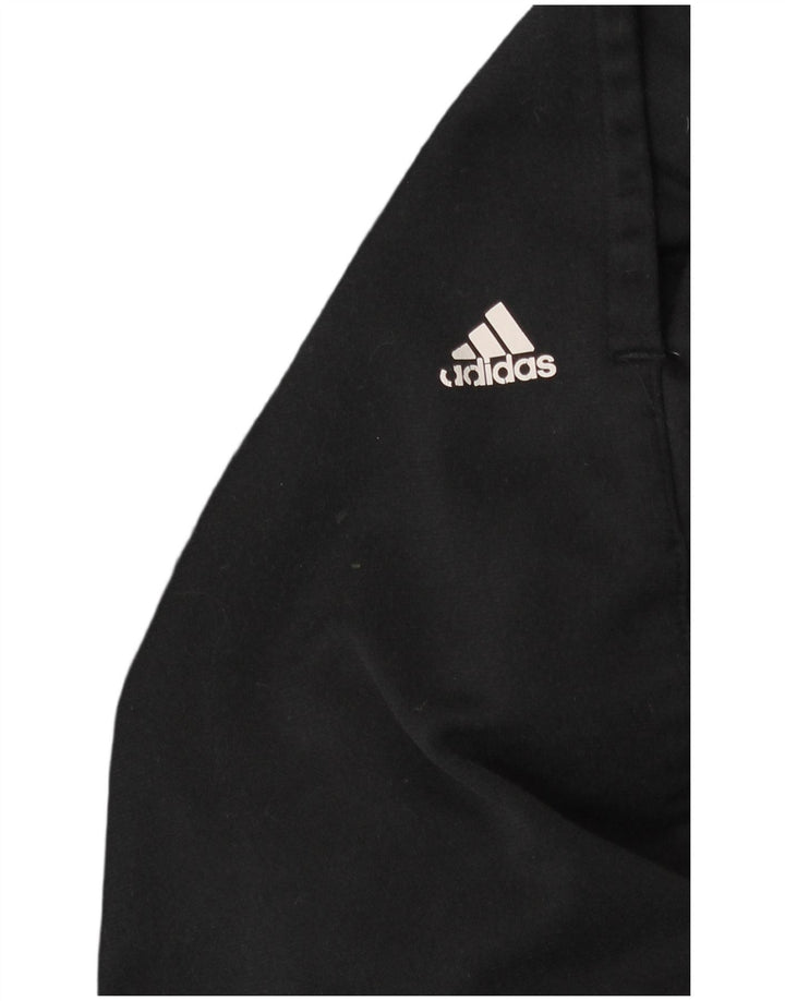 Calça de treino masculina Adidas grande poliéster preto