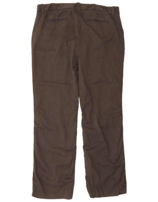 Calça casual feminina Eddie Bauer Mercer Fit US 16 2XL W36 L32 marrom