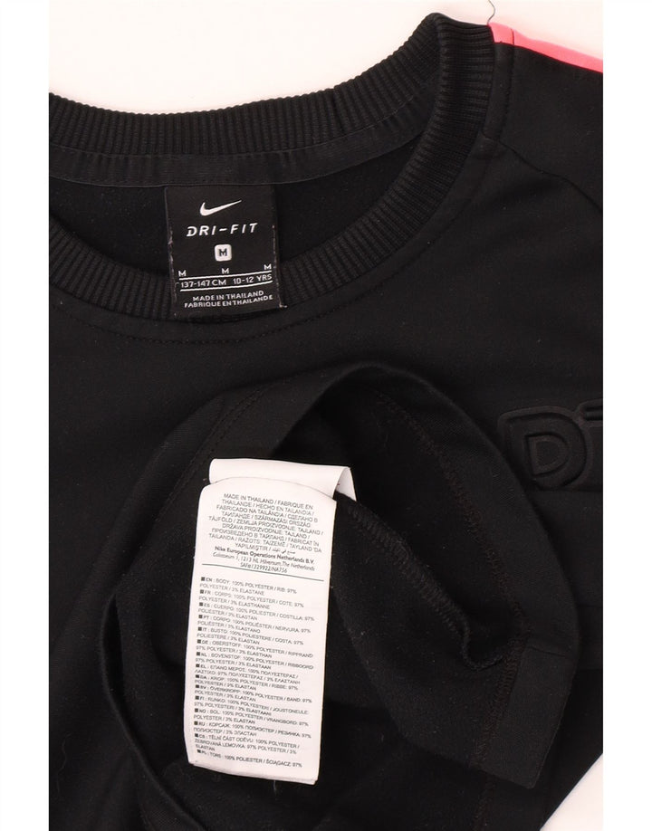Moletom Nike Boys Dri Fit Graphic Jumper 10-11 anos Médio Preto