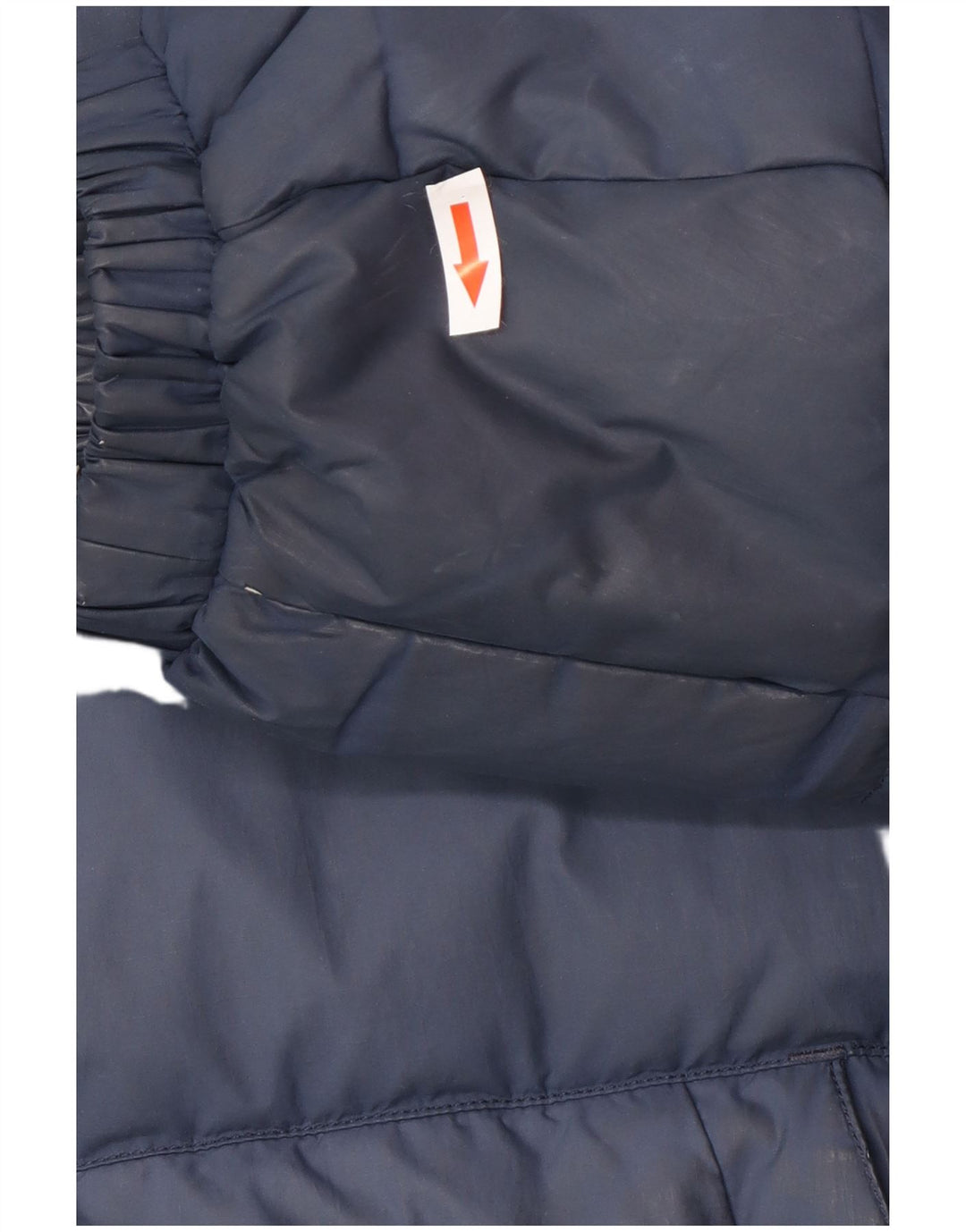 Jaqueta acolchoada masculina Tommy Hilfiger UK 42 XL azul marinho poliéster