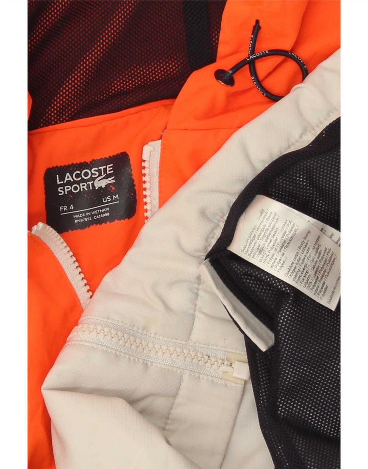 Lacoste Mens Tracksuit Top Jacket Tamanho 4 Médio Multicolorido Colourblock