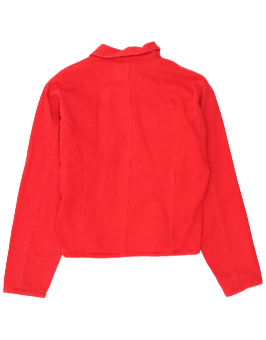 Jaqueta bomber feminina VINTAGE UK 14 grande algodão vermelho