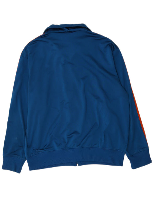 Adidas Mens Treino Top Jaqueta Grande Poliéster Azul Marinho