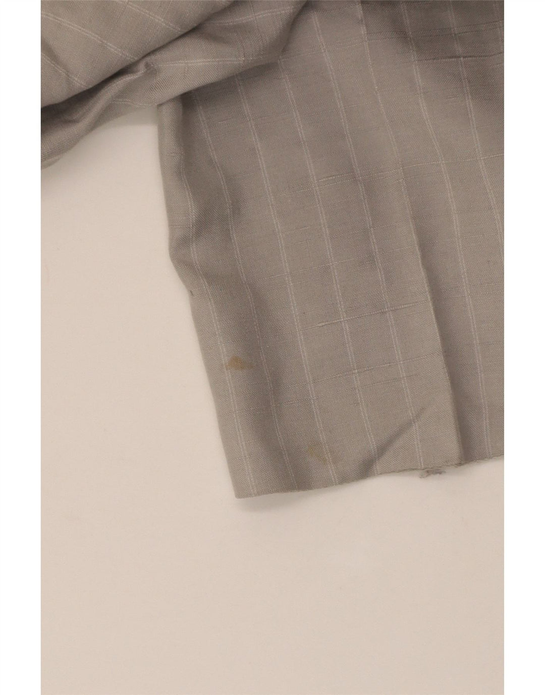 Terno masculino vintage de 2 peças IT 50 médio W30 L30 cinza risca de giz seda