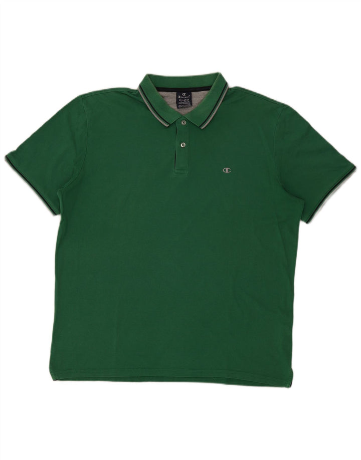 Camisa polo masculina Champion 2XL algodão verde