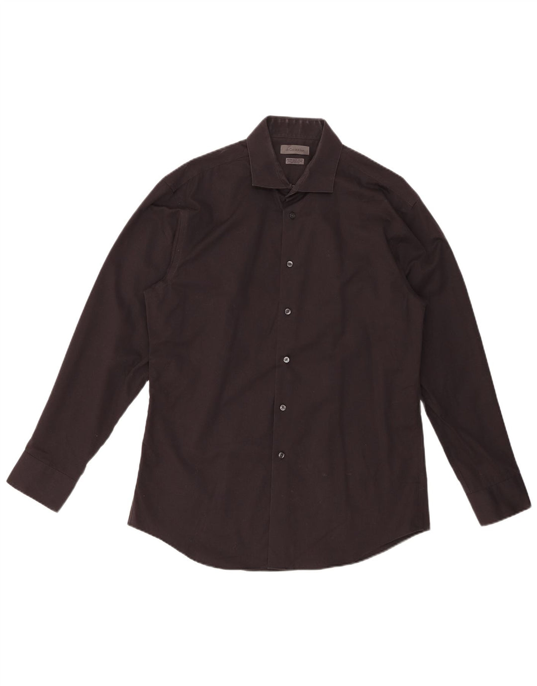 CALVIN KLEIN Camisa masculina extra slim fit tamanho 16 grande preta