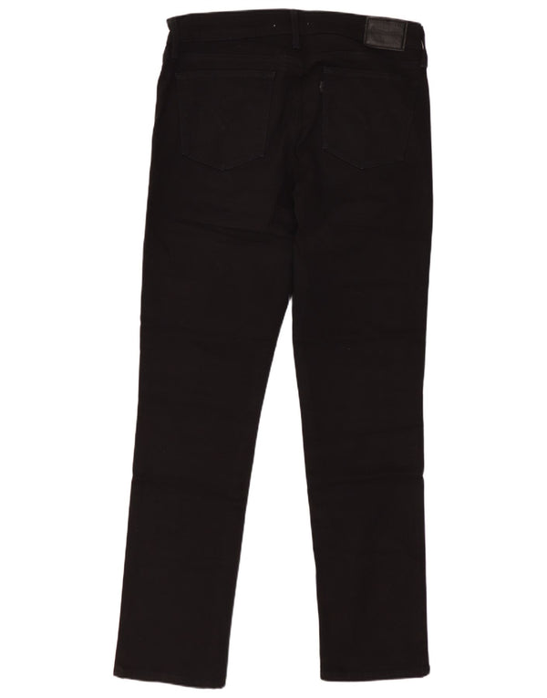 Calça jeans feminina LEVI'S 712 Slim W31 L29 algodão preto