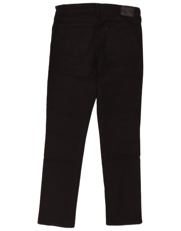 Calça jeans feminina LEVI'S 712 Slim W31 L29 algodão preto