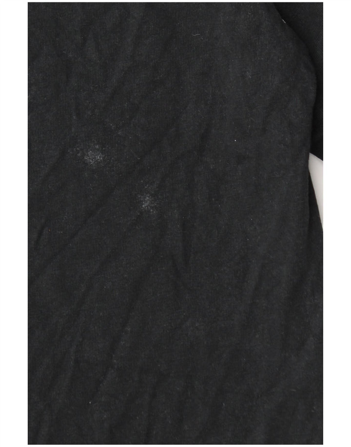 JORDAN Camiseta masculina gráfica Top médio algodão preto