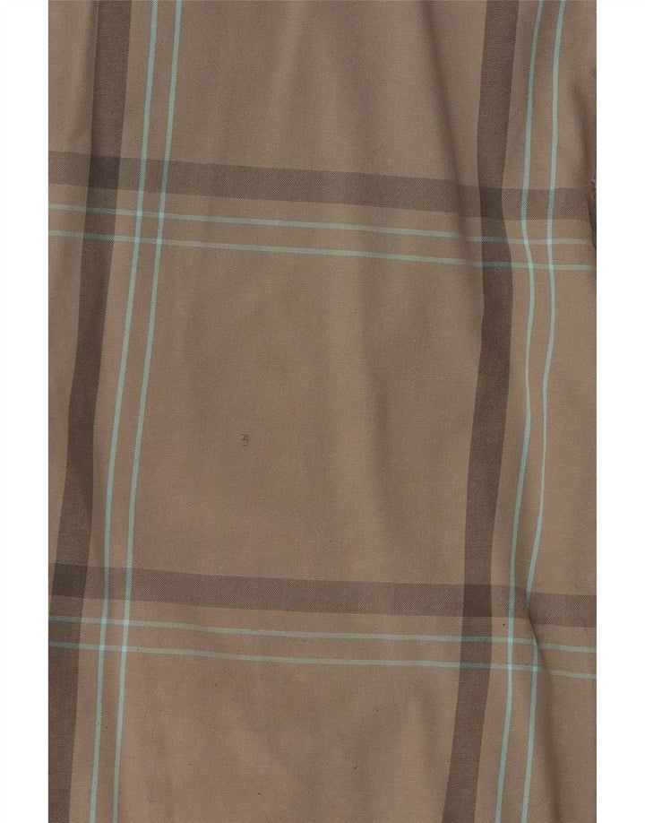 VANS Mens Chino Shorts W32 Médio Cinza Xadrez Algodão